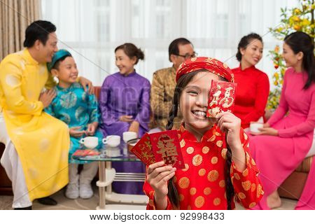 Showing Envelopes For Tet Holiday