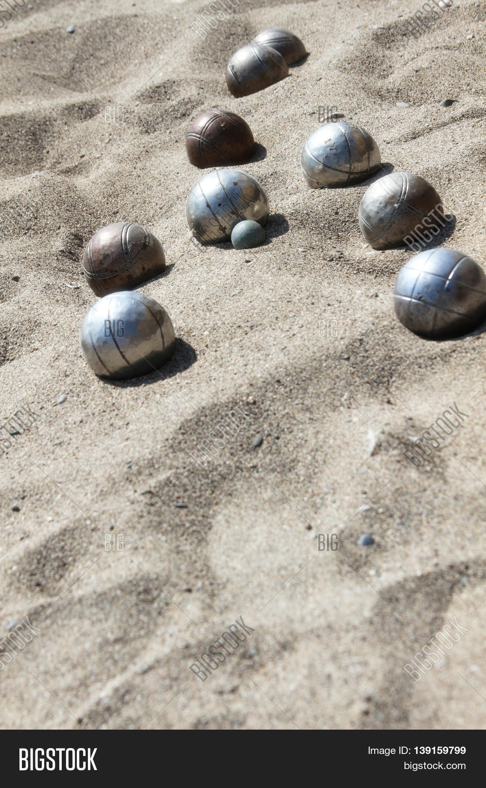 Balls Playing Bocce On Image & Photo (Free Trial) Bigstock
