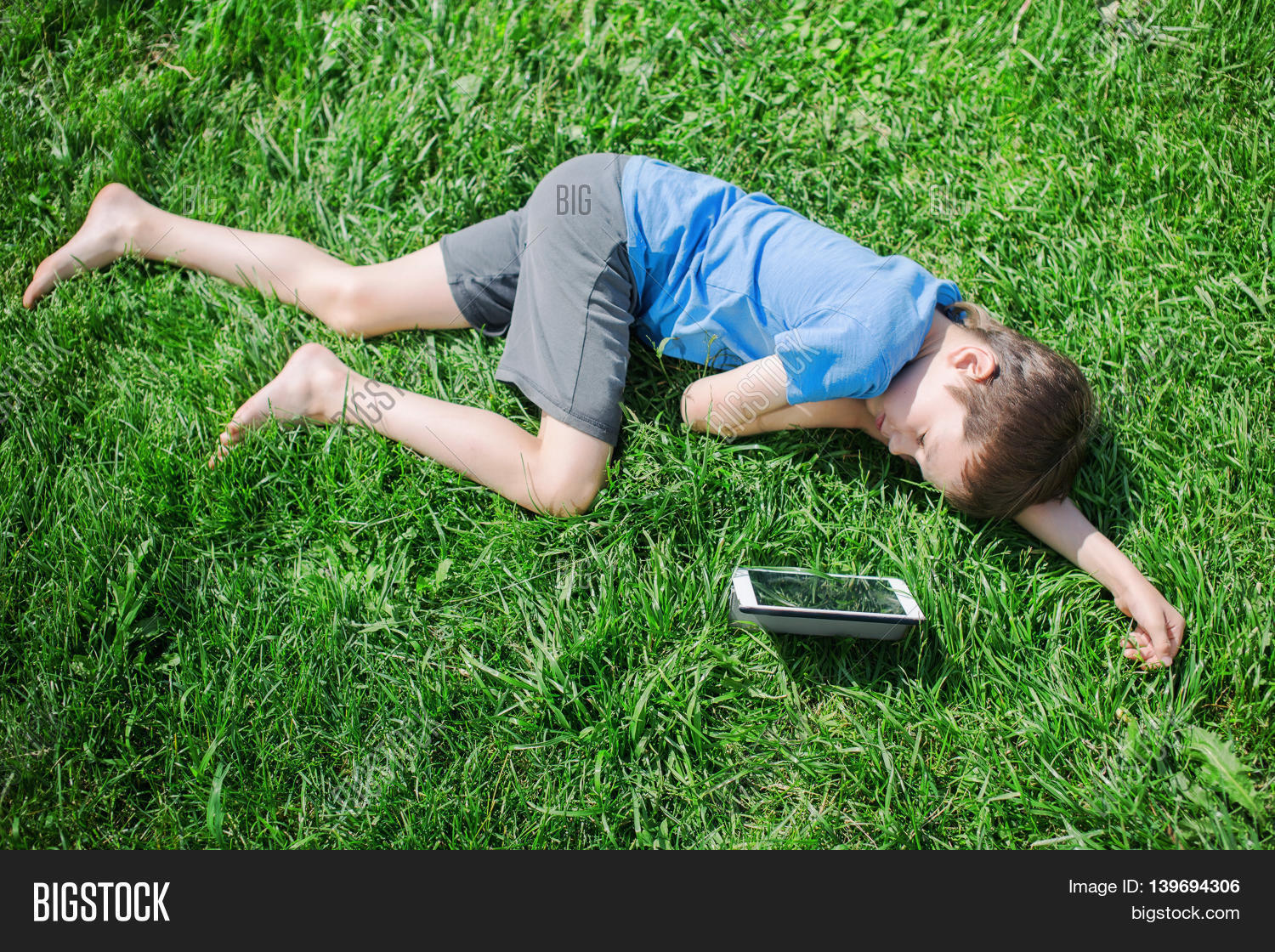 Boy Fell Asleep On Image & Photo (Free Trial) Bigstock