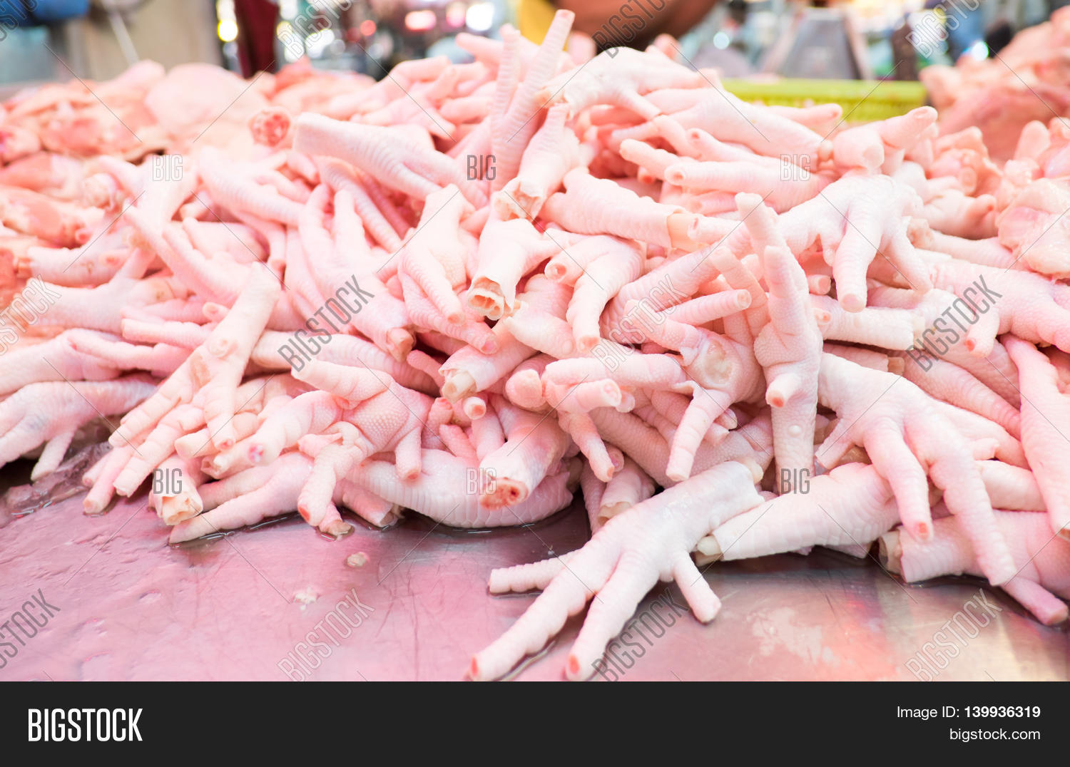 Close Raw Chicken Feet Image & Photo (Free Trial) | Bigstock