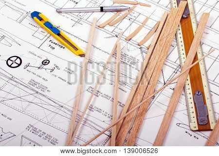 Making A Model Airplane From Balsa Wood