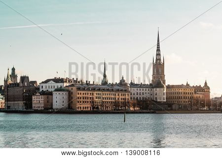 Old Town (gamla Stan) In Stockholm, Sweden