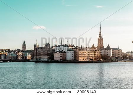 Old Town (gamla Stan) In Stockholm, Sweden