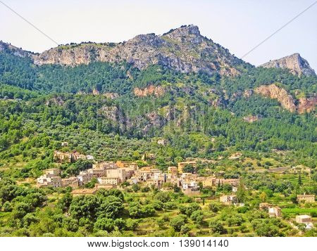 Rural Village In The Sierra De Tramuntana Mountains