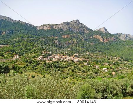 Rural Village In The Sierra De Tramuntana Mountains