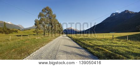 Paradise is a rural locality in the Otago region of the South Island of New Zealand. It lies on the eastern side of the Dart River at the head of Lake Wakatipu, close to the settlement of Glenorchy.