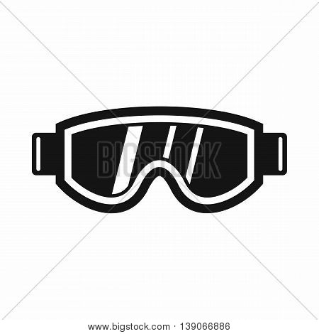 Skiing mask icon in simple style isolated vector illustration