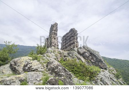 Anevo Fortress in Stara planina near Sopot central Bulgaria Europe