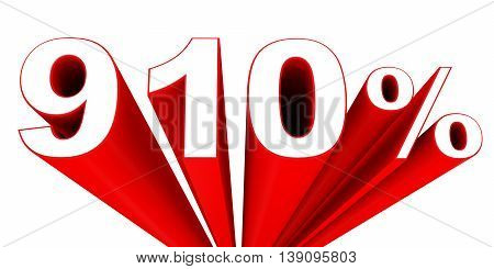 Discount 910 Percent Off Sale.