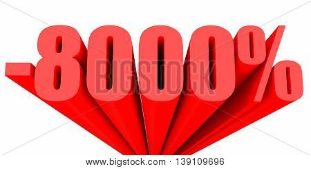 Discount 8000 Percent Off Sale.