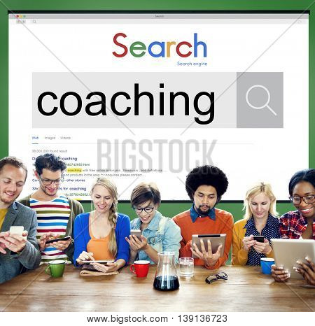 Coaching Leadership Learning Mentoring Management Concept