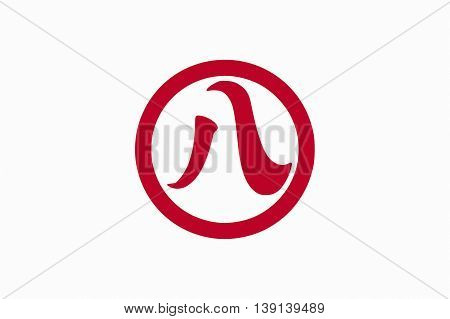 Japan Aichi prefecture Nagoya city flag illustration
