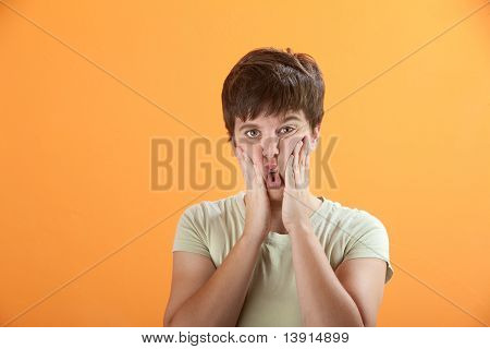Woman Making A Face