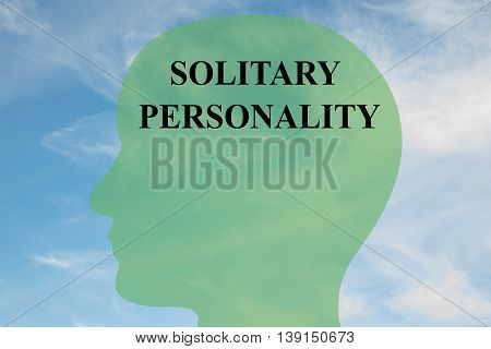 Solitary Personality Mind Concept
