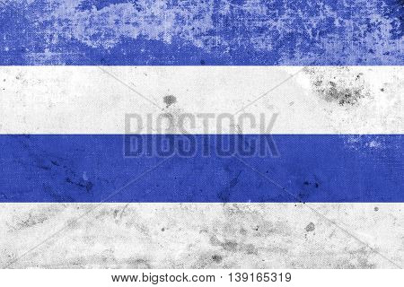 Flag Of Oslo, Norway, 1924-2000, With A Vintage And Old Look