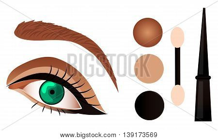 eye make up tutorial cosmetic eyeshadow eyeliner