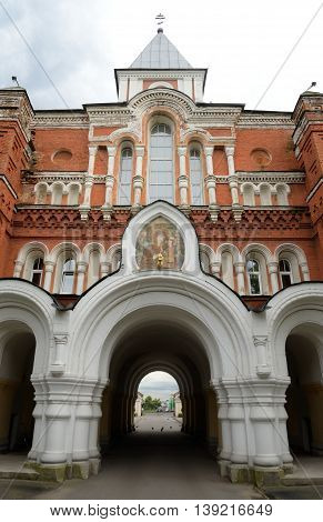 Holy Trinity St. Sergius Maritime Men Monastery in St.Petersburg Russia.