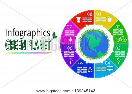 Vector Infographics Background.