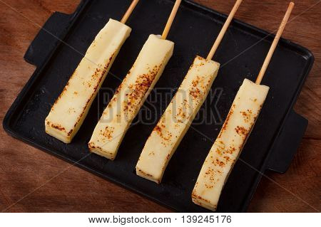 Brazilian Traditional Cheese Queijo Coalho