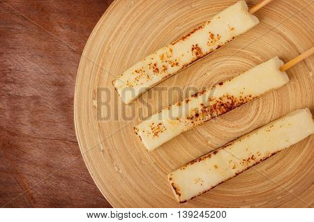 Brazilian Traditional Cheese Queijo Coalho