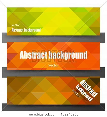 Abstract Mosaic Banner.