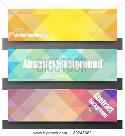 Abstract Mosaic Banner.