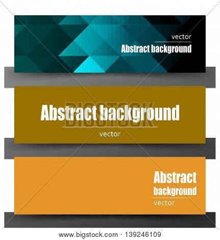 Abstract Mosaic Banner.