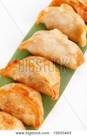 Plade af potstickers