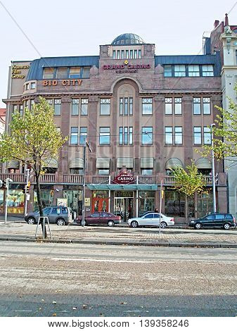 HELSINKI, FINLAND - OCTOBER 7, 2006: Casino Helsinki is a casino located in Helsinki, Finland. It's owned by Raha-automaattiyhdistys (RAY) and is the world's only casino that donates all of its profits to charity. It employs around 200 people