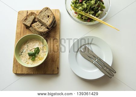 Typical slovak spread made from sheep cheese 