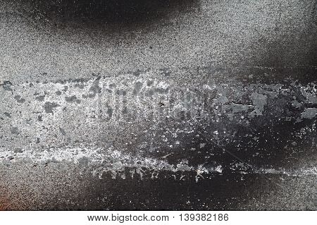 Peeled Cracked And Scratched Rough Grey Metal Surface 5
