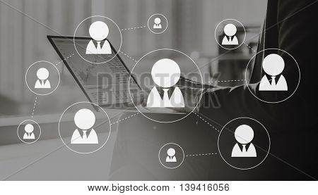Network Networking Communicate Communicatin Connection Concept