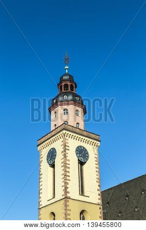 Katharinenkirche (St. Catherine' church) in the old city center at Hauptwache plaza