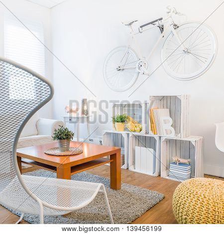 Little Student's Studio With Modern Design