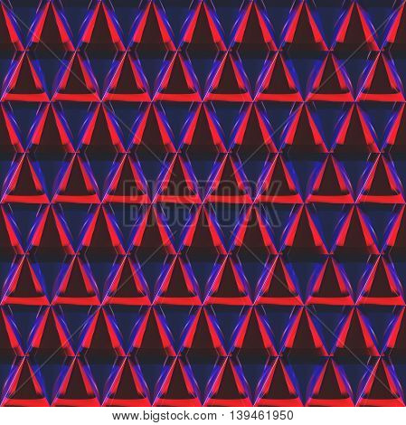 3D Crystal Cone Pattern