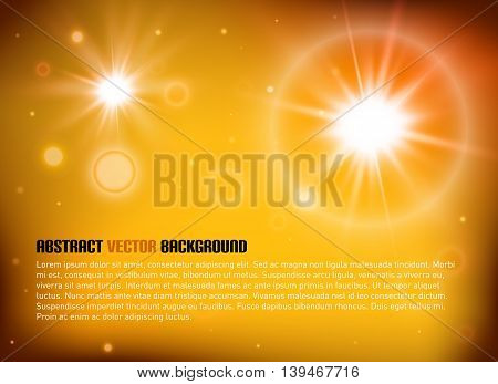 Abstract background with realistic flair. Vector illustration.