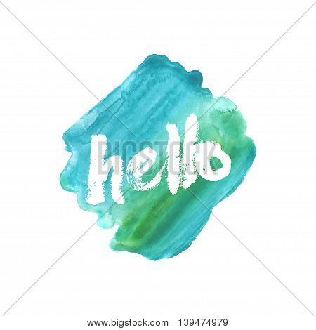 Hello. The hand drawn letters. Lettering and typographic design.
