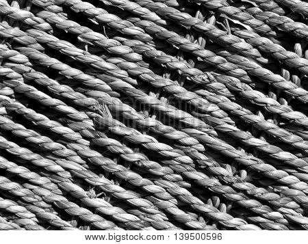 Abstract Wicker Baslet Texture.