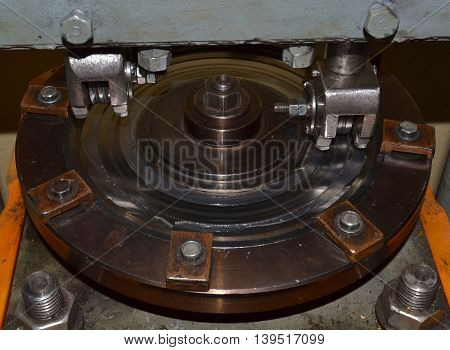 Machine friction test for plastic lubricants. Photo taken on: July 17 Wednesday, 2013