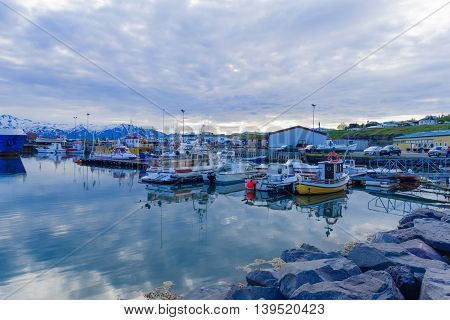 Fishing Harbor Of Husavik