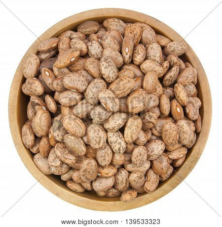 Pinto Beans Isolated On A White