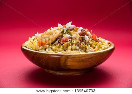 Bhel or Bhelpuri, famous indian roadside snack item