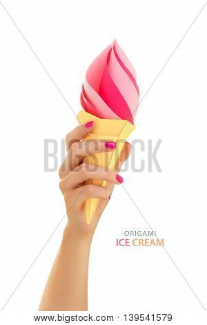 Ice Cream In Hand