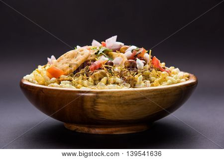 Bhel or Bhelpuri, famous indian roadside snack item