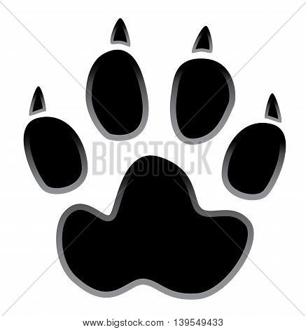 Paw Logo Silhouette
