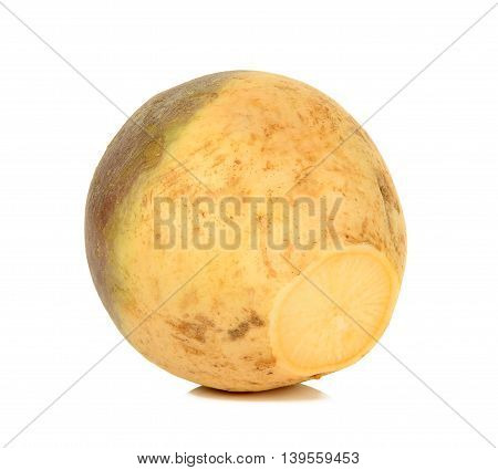 Swede Isolated On The White Background