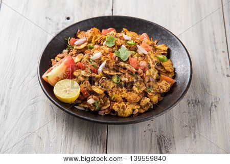 Chana chor garam , indian roadside spicy chat or snack food