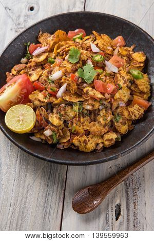 Chana chor garam , indian roadside spicy chat or snack food