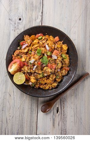 Chana chor garam , indian roadside spicy chat or snack food