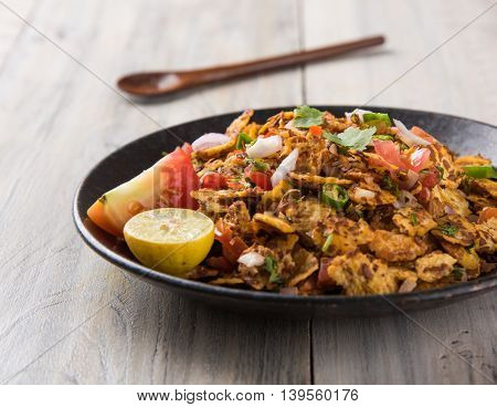 Chana chor garam , indian roadside spicy chat or snack food